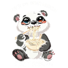 Panda Nudeln: Sorgen Adé
