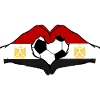 Egypt Flag Hands Heart Shape