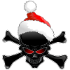 Evil Santa Skull Dark Christmas