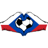 Tschechien Flagge Fußball Herz