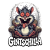 Ginkilla Drinking Rat Character