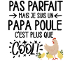 Poulet et poussins pastel
