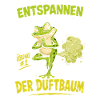 Entspannter Frosch Yoga Duftbaum