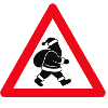 Weihnachtsmann crossing