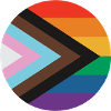 inklusive Pride-Flagge