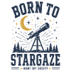 Born To Stargaze Astronomy Shirt