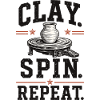 Clay Spin Repeat Keramik Shirt