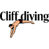 cliff diving