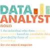 Data Analyst Retro Farbblöcke