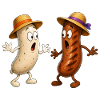 Bratwurst und Weißwurst