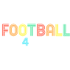 Football 4 Life Retro Neon Text
