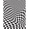 Warped Checkered Illusion