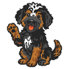 Doodle Black-Tri - Cuddly Dog Puppy