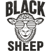 Black Sheep Cool Retro Statement