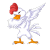 Dabbing Chicken Funny Dancing Poultry Gift