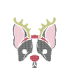Pawdolph Ugly Christmas Jumper Frenchie Dog