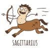 Sagittarius Horoscope Doodle
