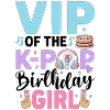 VIP de la fille d’anniversaire K-Pop