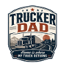 Trucker Dad Truck Driver Gift
