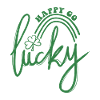 Lucky Script Trèfle Arc-en-ciel