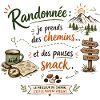 Randonnée: Chemins et Snacks