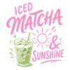 Iced Matcha Sunshine - Sommergetränk