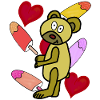 Teddybär Eis Eiscreme Kinder Sommer 