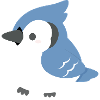 Blue Jay Chick Cartoon