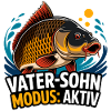 Vater-Sohn Modus Aktiv Fischdesign