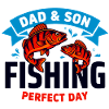Dad Son Fishing