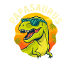 Papasaurus Dinosaur T-Rex Cool Papa