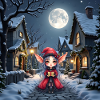 Lunar Christmas Elf with Gift