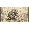 Waldgespräch: Bär und Hase