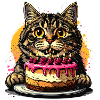 Cat Birthday Cake Party