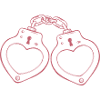 Handschellen Herz Liebe 