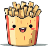 Kitchen Delight French Fries Cartoon