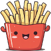 Merry Fries Cartoon