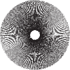 Radial Sunburst Ring Pattern