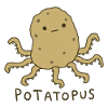 Potatopus: Cute Potato Octopus