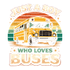 Only One Boy Loves Buses Retro