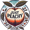Just Peachy Retro Peach Tee
