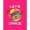 Let's Dance Retro Boombox