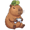 Capybara Game Buddy Duo