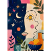 Boho Face Art Day and Night