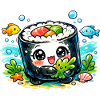 Kawaii Sushi Meerfreund