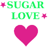 Sugar Love Heart Neon Retro
