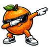 Dabbing Orange