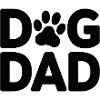 Dog father paw logo