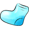 blue sock