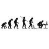 Programmierer Computerfreak Evolution